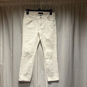 Banana Republic Cream Skinny Fit Jeans